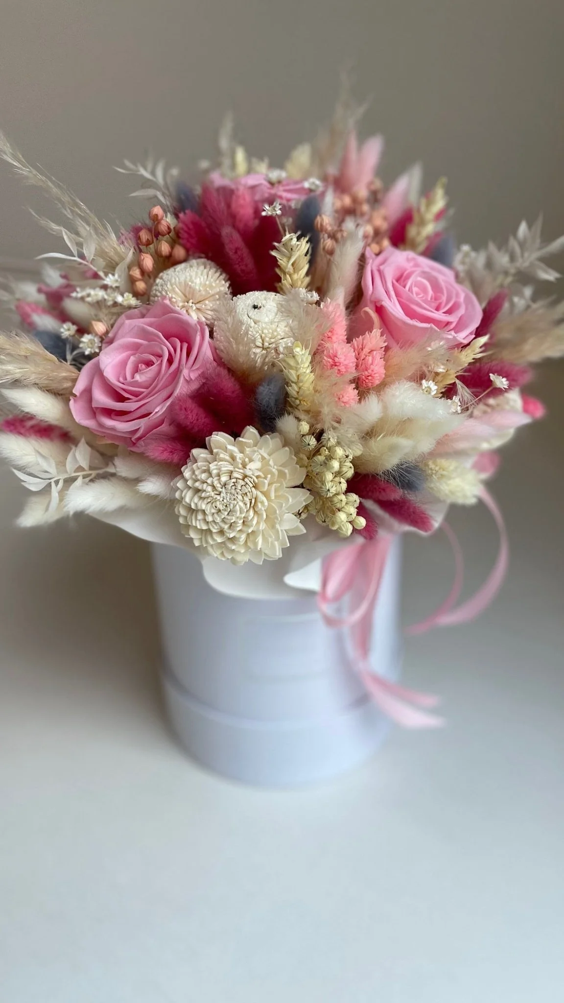 Suszony flowerbox z wiecznymi różami - Image 2